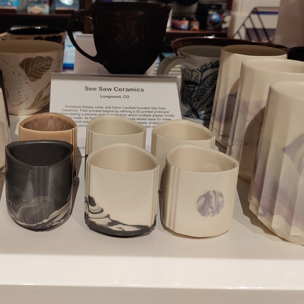 New functional pottery from see saw ceramics!