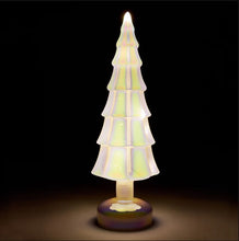 Load image into Gallery viewer, Pearl LED Lighted Glass Tree
