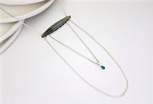 Load image into Gallery viewer, Layered Bidri Chain Necklace

