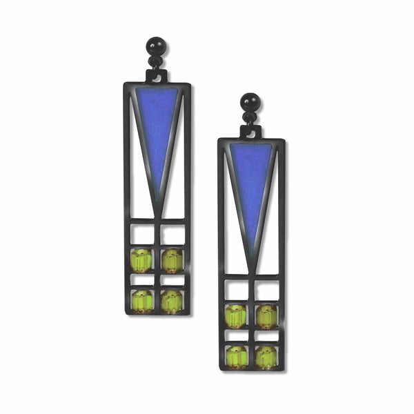 Frank Lloyd Wright Light Screen Earrings