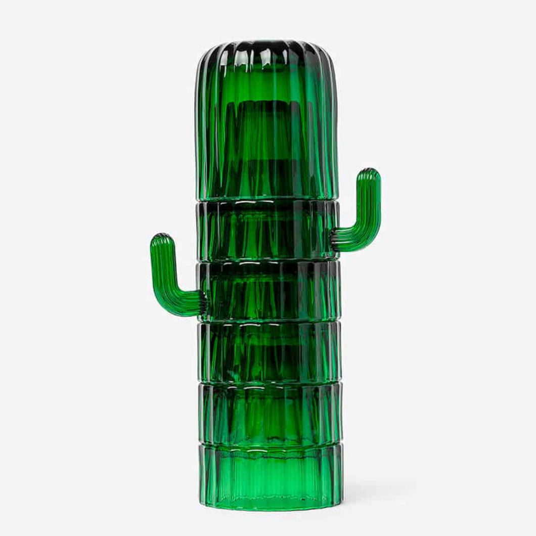 Stackable Glasses: Saguaro Cactus