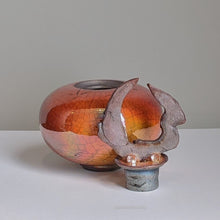 Load image into Gallery viewer, Red Antler Raku Pots by Bob Smith
