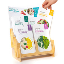 Load image into Gallery viewer, Z Wraps Set of 3 (S-1,M-1,L-1) Reusable Food Wraps
