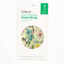 Load image into Gallery viewer, Z Wraps Set of 3 (S-1,M-1,L-1) Reusable Food Wraps
