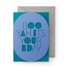 Load image into Gallery viewer, Booyah Bday A6 Sleeve Card
