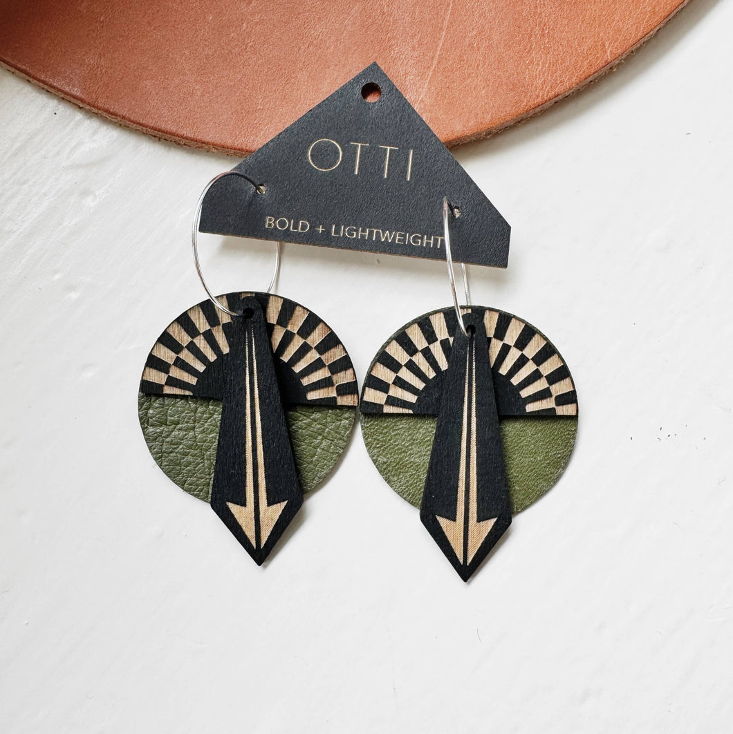 Architectural Earrings: GEO Sunrise