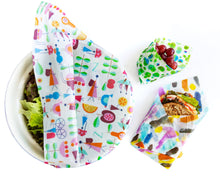 Load image into Gallery viewer, Z Wraps Set of 3 (S-1,M-1,L-1) Reusable Food Wraps
