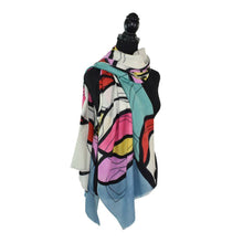 Load image into Gallery viewer, Pearce Hand Painted Leaf Scarf
