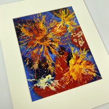Load image into Gallery viewer, Energy of Explosions Matted Print

